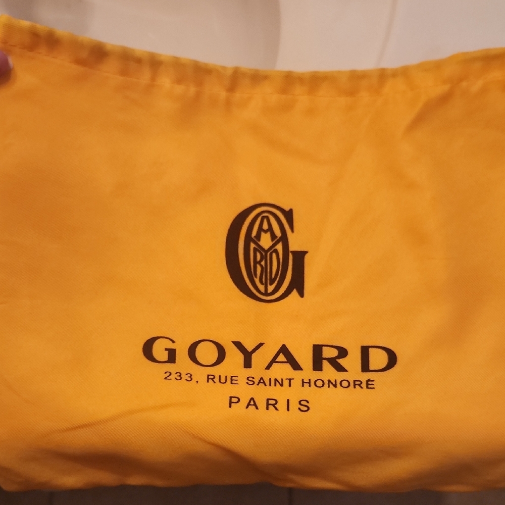 Goyard Paris Yellow Bag
